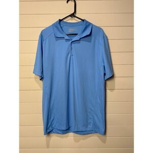 Nike Golf Dri-FIT Polo‎ Shirt Blue Mens Large Tour Performance